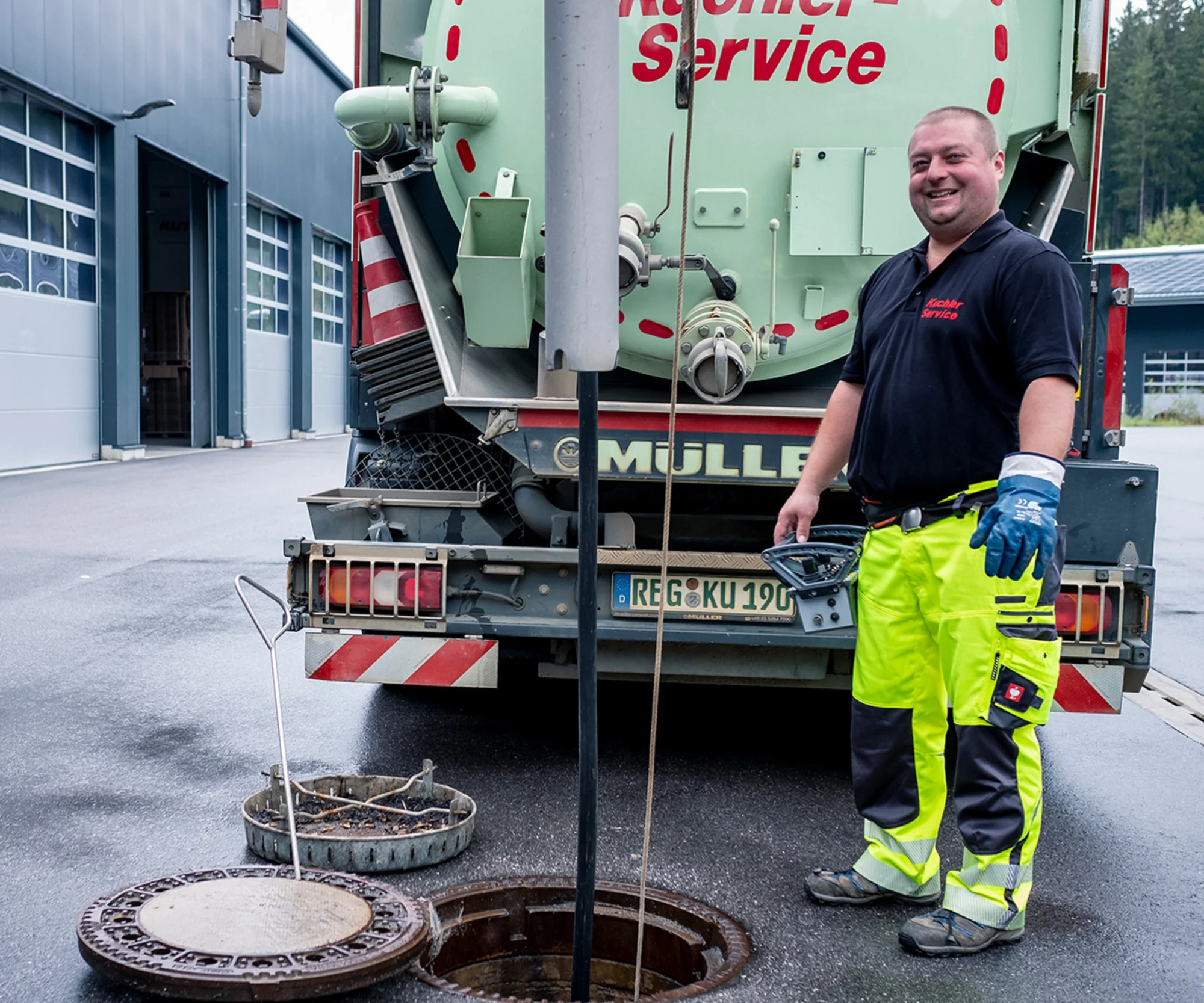 Leistungen mit Saugbagger in Düsseldorf